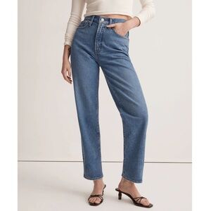 Madewell The Tall Perfect Vintage Straight Jean in Earlwood Wash Size 31Tall